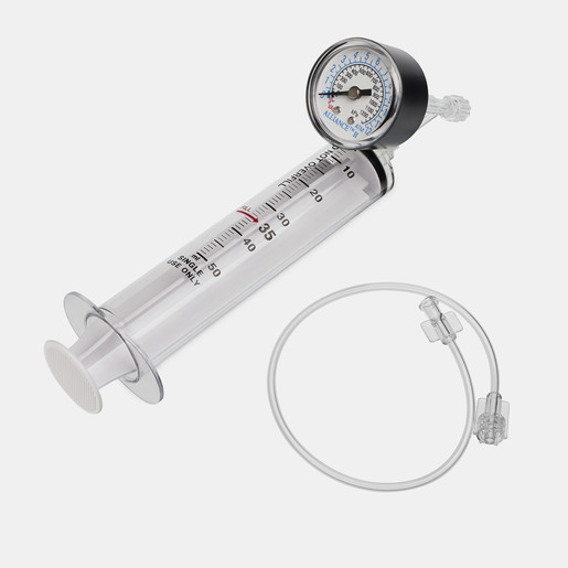 Alliance II Single-Use Syringe / Gauge Assembly - box of 5 Alliance II Single-Use Syringe / Gauge Assembly - box of 5